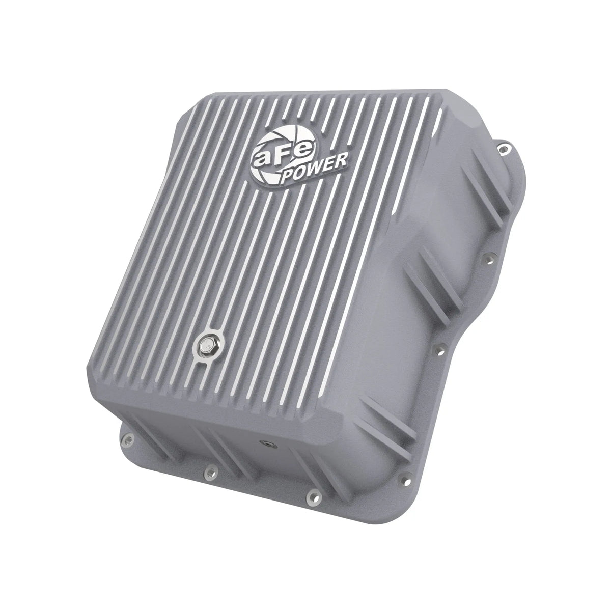 aFe Transmission Pan Cover (Raw); GM Diesel Trucks 01-14 V8-6.6L (td)