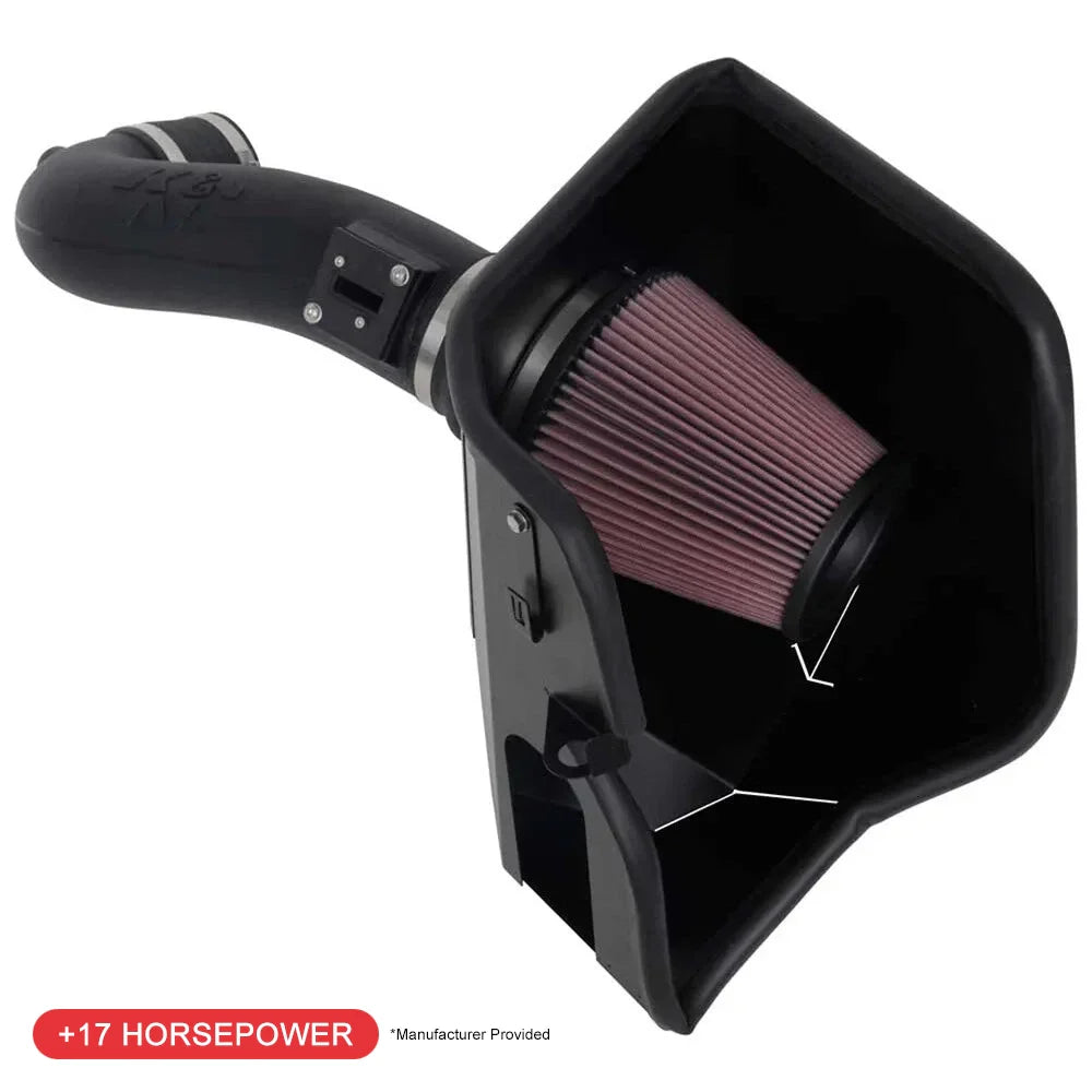 K&N 2019+ Chevrolet 1500 5.3L / 6.2L V8 F/I AirCharger Performance Intake System