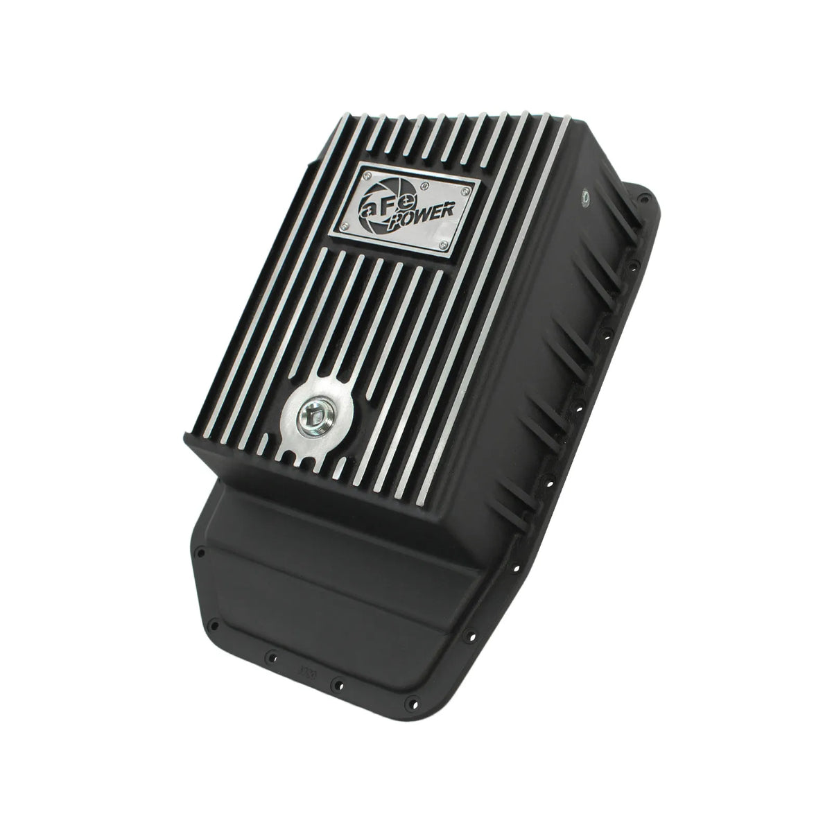 aFe Power Transmission Pan Black Machined 09-14 Ford 6R80 F-150 Trucks