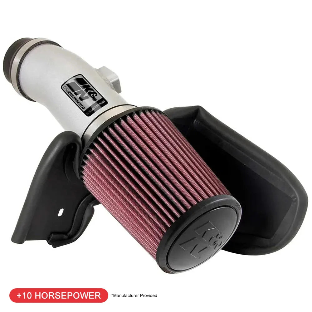 K&N 08 Honda Accord 3.5L-V6 Silver Typhoon Short Ram Intake