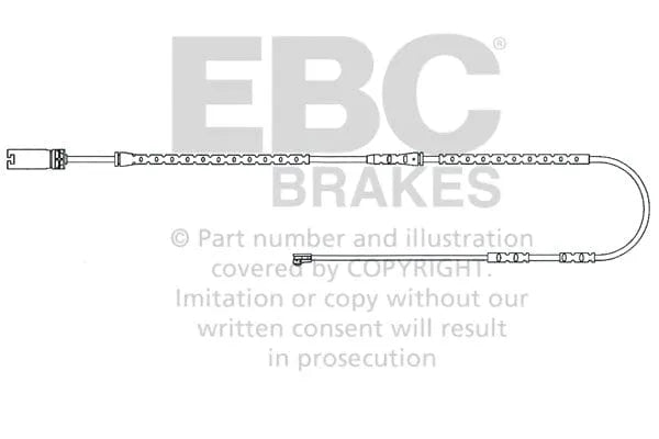 EBC Front Wear Leads | 2010-2012 BMW 335xDrive 3.0L Twin Turbo (E92)