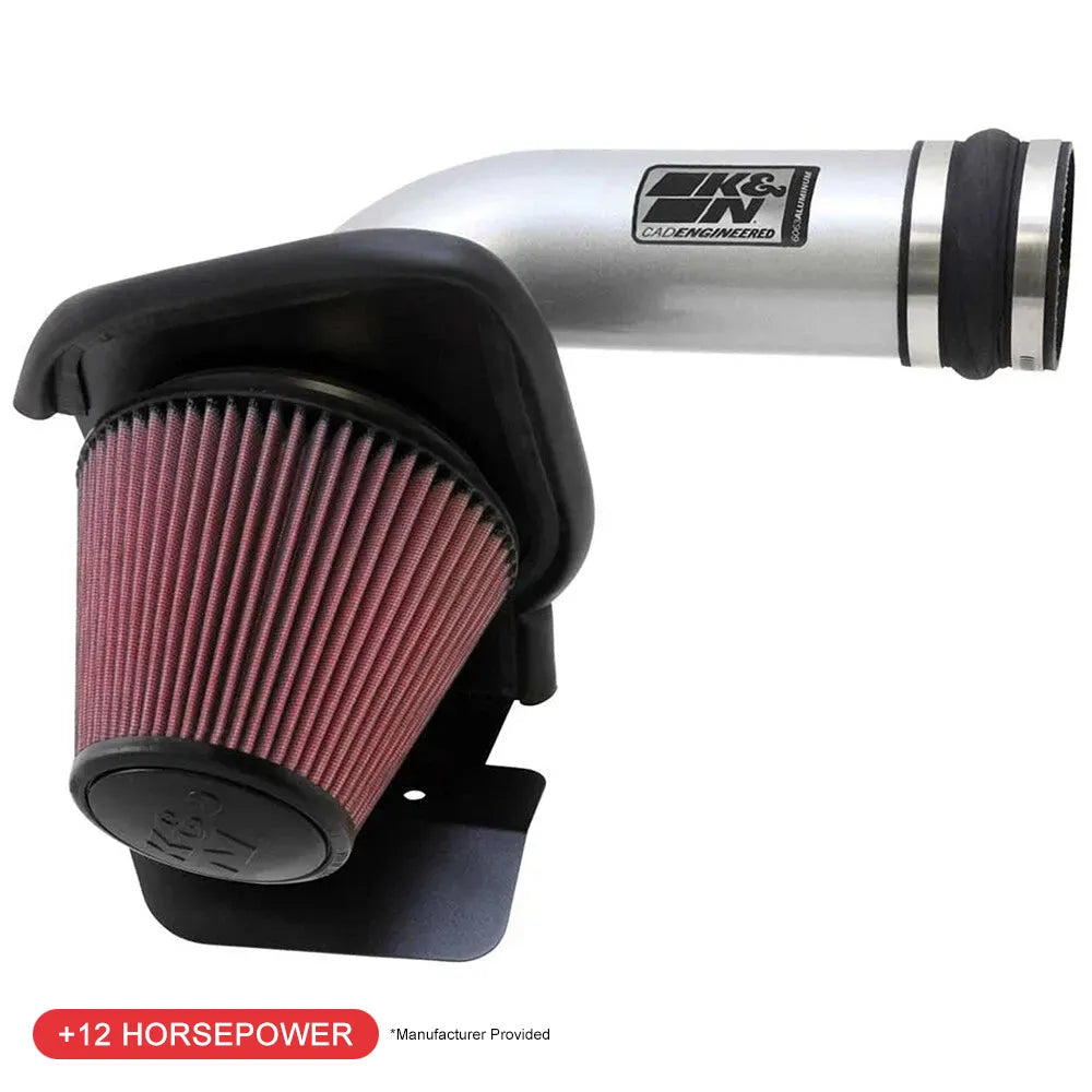 K&N 11 Ford Taurus SHO 3.5L V6 Silver Typhoon Cold Air Intake