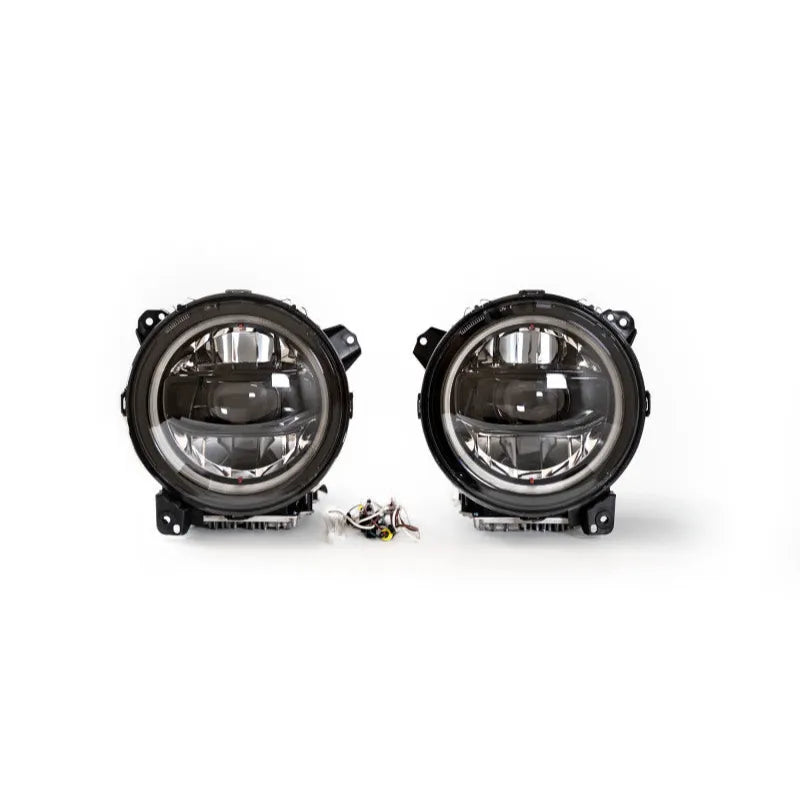 DV8 Offroad 18-22 Jeep Gladiator Wrangler LED Projector Headlights