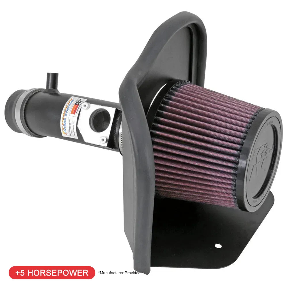K&N 06-10 Toyota Yaris L4-1.5L Flat Black Typhoon Short Ram Intake