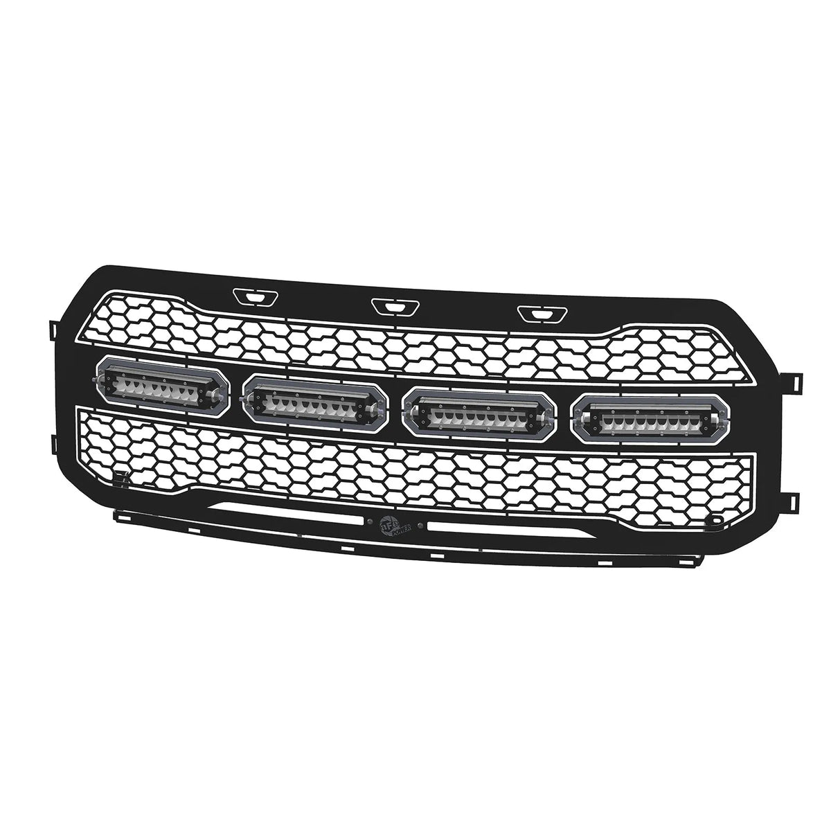 aFe 17-20 Ford Raptor w/o FFC Scorpion Grill w/ LEDs