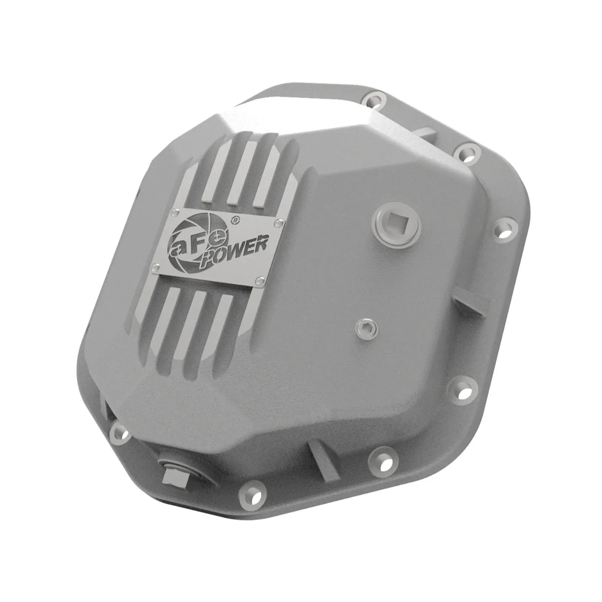 aFe 97-18 Jeep Wrangler TJ/JK Dana 44 Street Series Differential Cover w/ Machined Fins - Raw