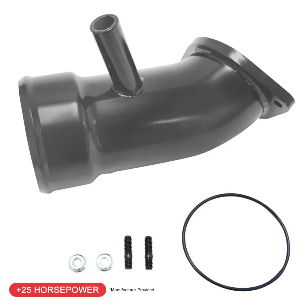 Wehrli 17-19 Chevrolet 6.6L L5P Duramax 3.5in Intake Horn w/PCV Port - Gloss White