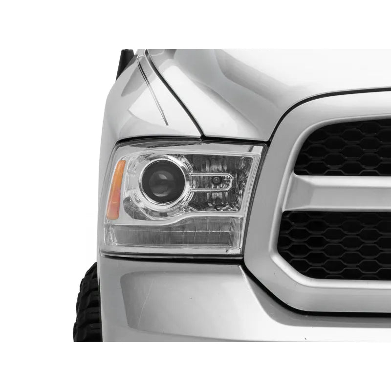 Raxiom 09-18 Dodge RAM 1500 LED Halo Headlights w/ Swtchbck Turn Signals- Chrome Hsng (Clear Lens)