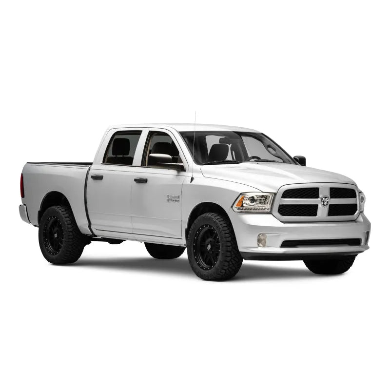 Raxiom 09-18 Dodge RAM 1500 LED Halo Headlights w/ Swtchbck Turn Signals- Chrome Hsng (Clear Lens)