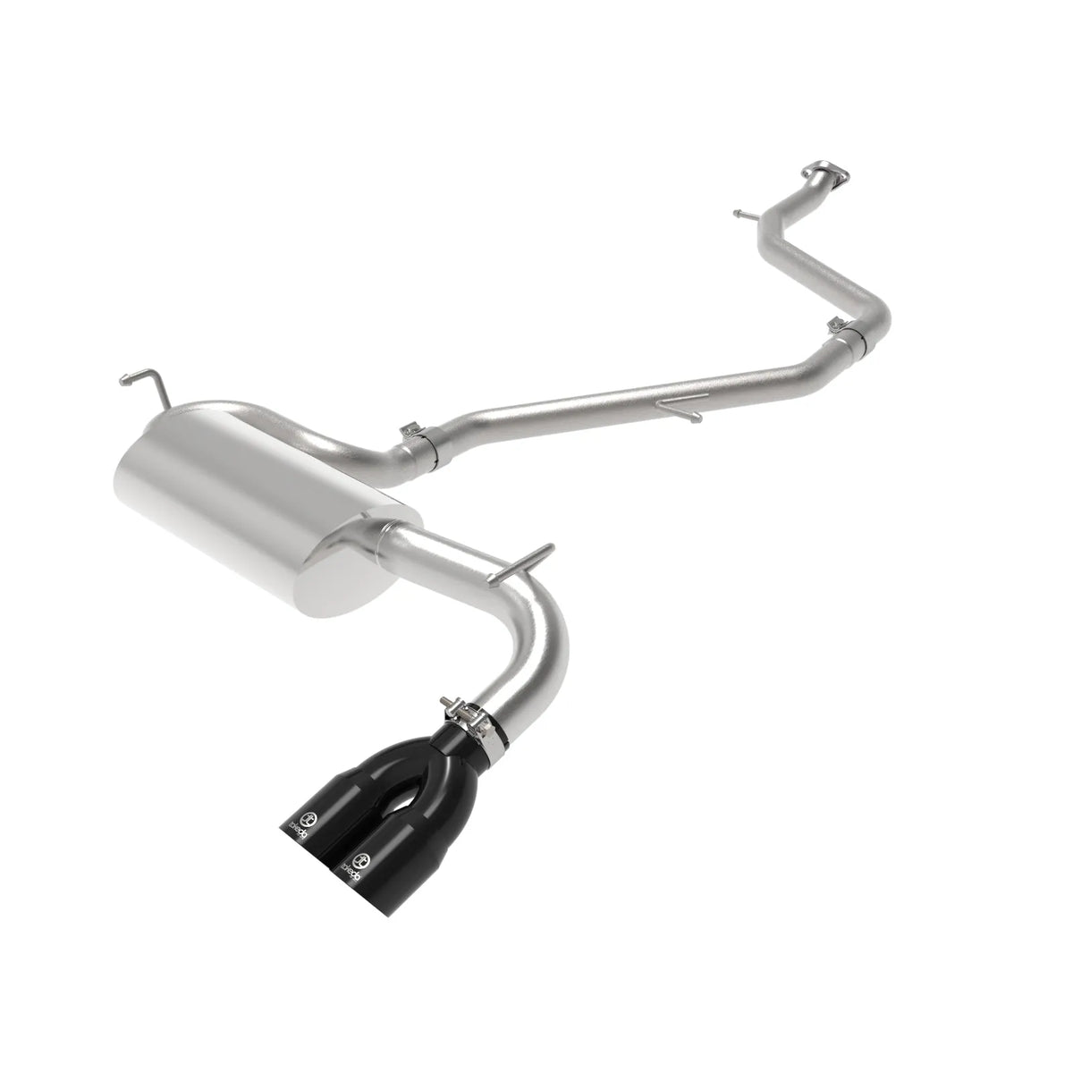 aFe Takeda 18-21 Toyota C-HR 2.0L 2.5in 304 Stainless Steel Cat-Back Exhaust w/ Black Tip