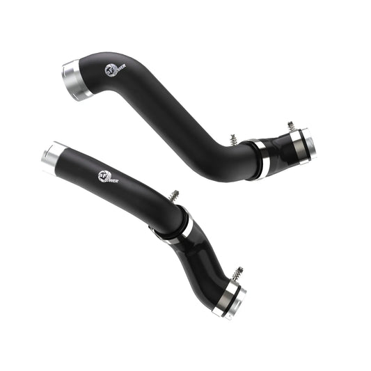 aFe BladeRunner Black Intercooler Hot & Cold Side Tubes Combo 19-20 GM Trucks 1500 L4-2.7L (t)