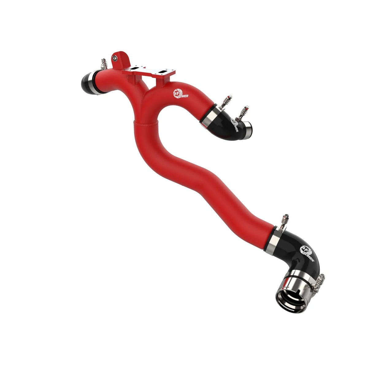 aFe 2018-2020 Kia Stinger 19-22 G70 BladeRunner 3in Aluminum Hot Charge Pipe Red
