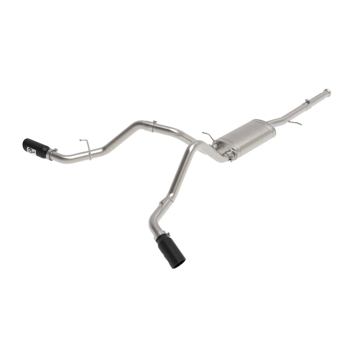 aFe Apollo GT Cat-Back Exhaust GM Trucks 09-18 V6-4.3L/V8-4.8/5.3L-Dual Rear-Side Exit Black Tips
