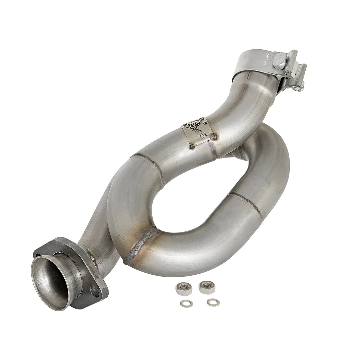 aFe POWER Twisted Steel Loop Relocation Pipe 12-18 Jeep Wrangler (JK) V6 3.6L