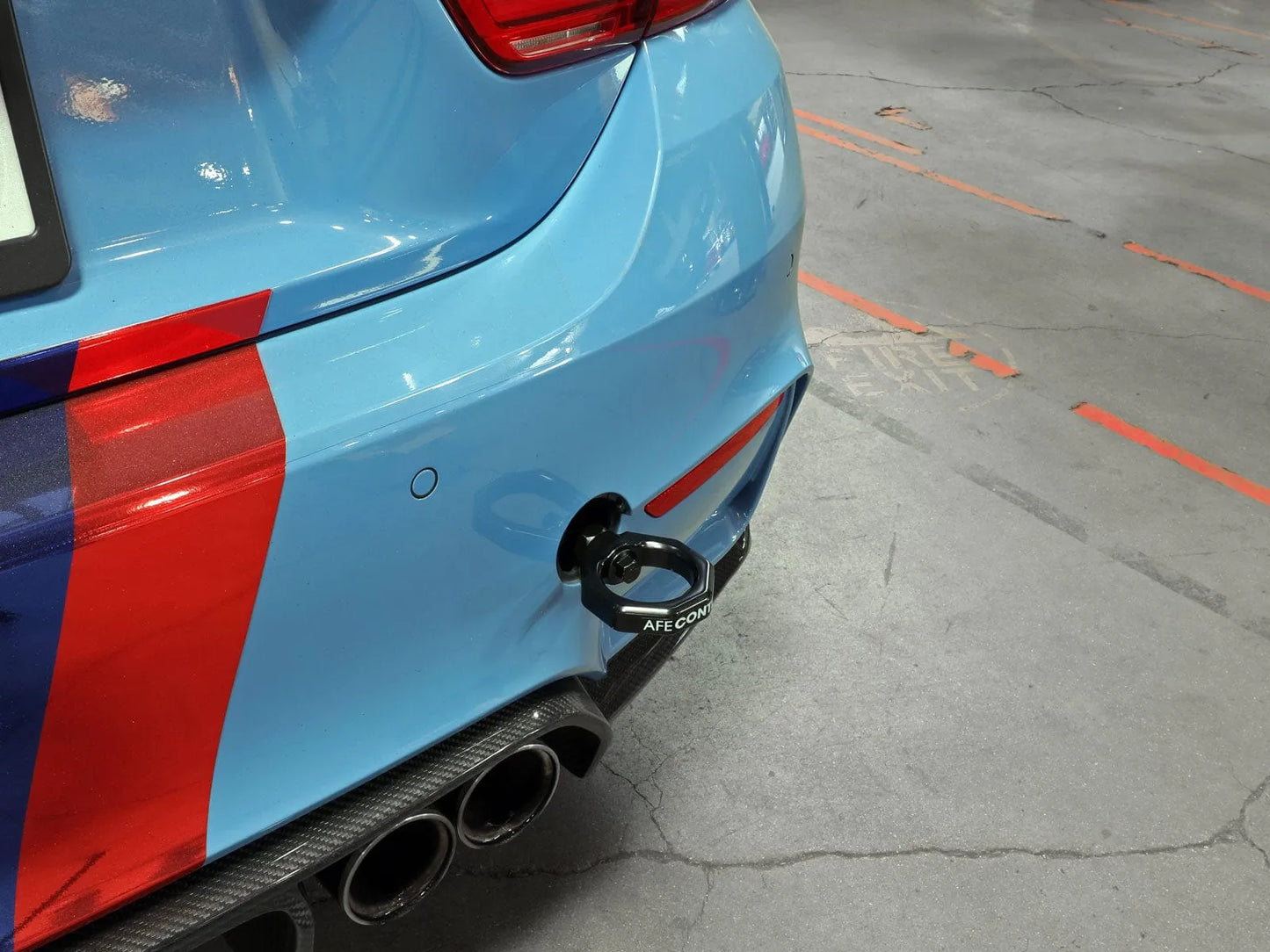 aFe CONTROL Rear Tow Hook Black | BMW F-Chassis 2/3/4/M (450-502002-B)