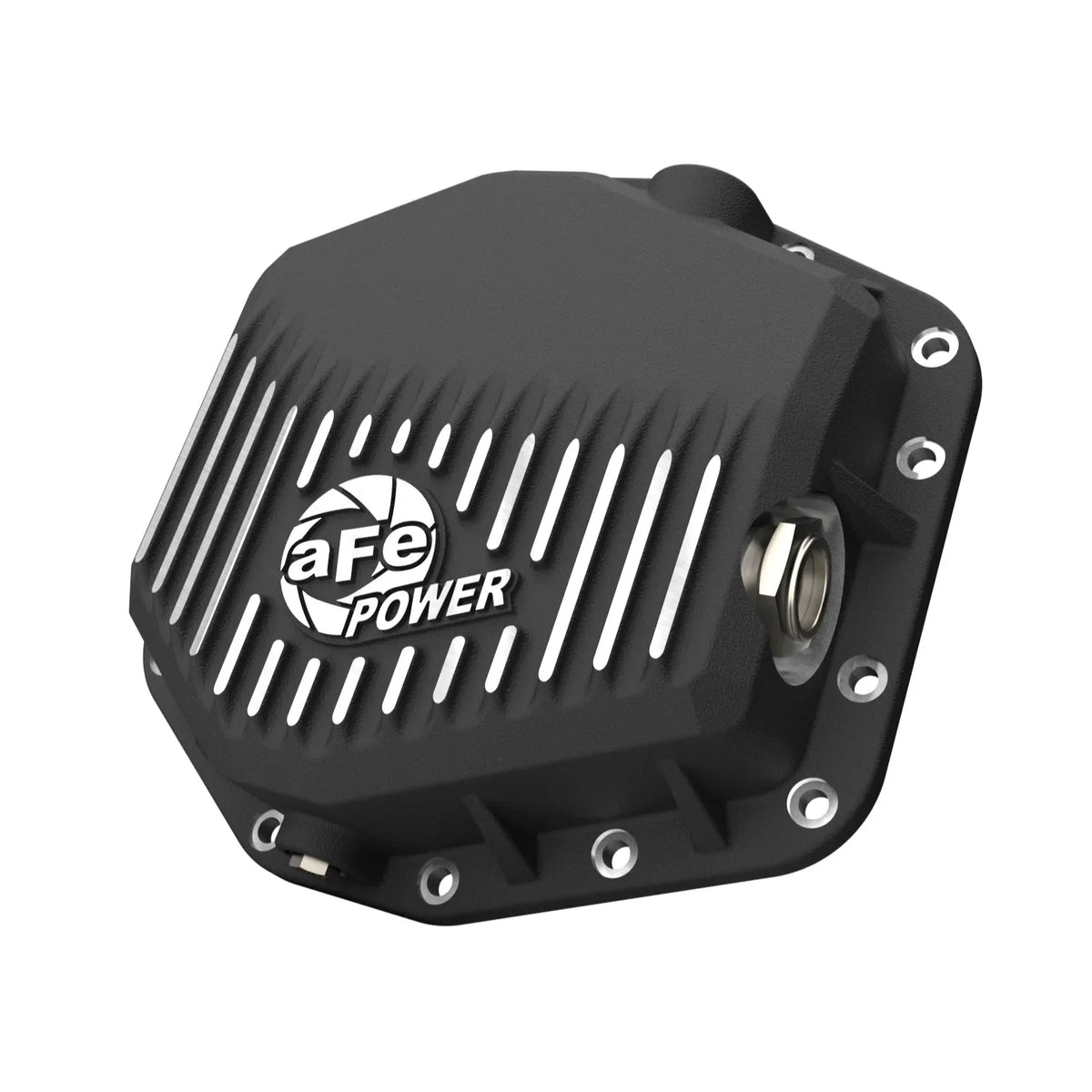 aFe Ford Bronco Raptor 22-25 V6-3.0L POWER Pro Series Rear Differential Cover Black w/ Machined Fins