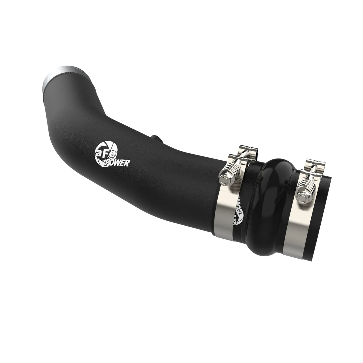 aFe 23-24 Ford Diesel Trucks V8-6.7L (td) BladeRunner 3in. Aluminum Hot Charge Pipe - Black