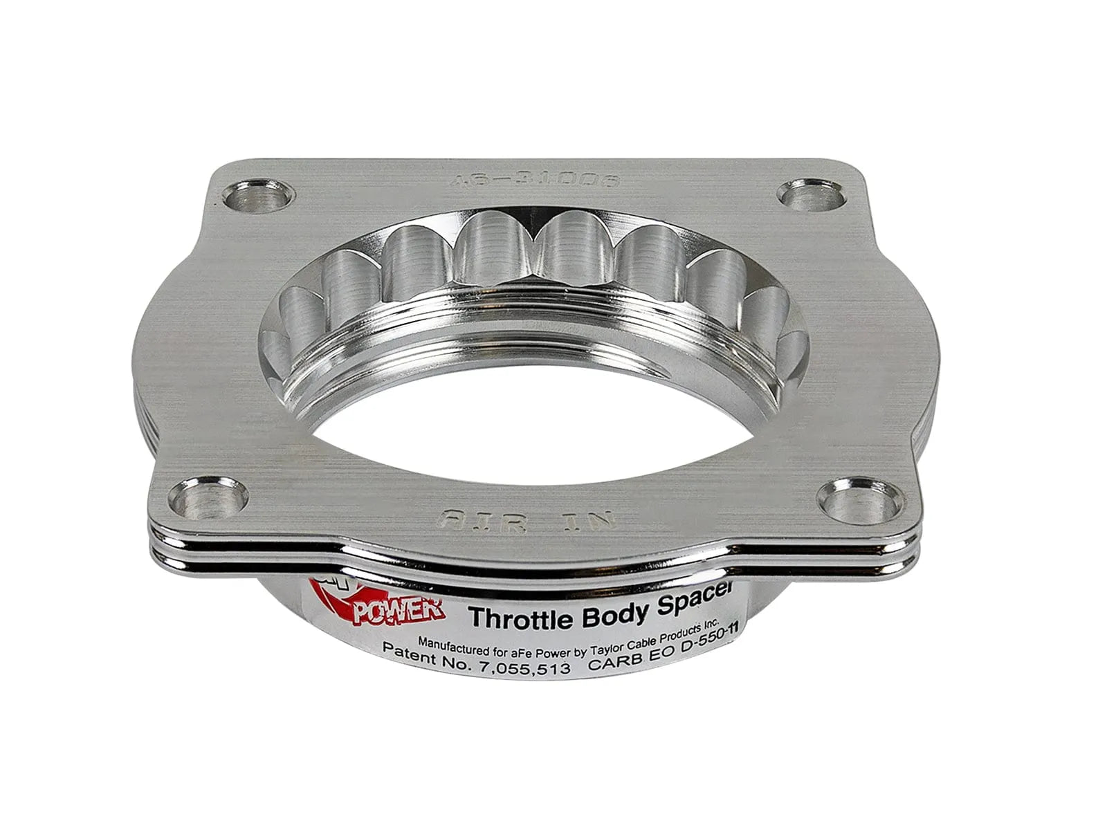 aFe Silver Bullet Throttle Body Spacer Kit | BMW 5 Series (E60) V8-4.8L (06-10) (46-31006)
