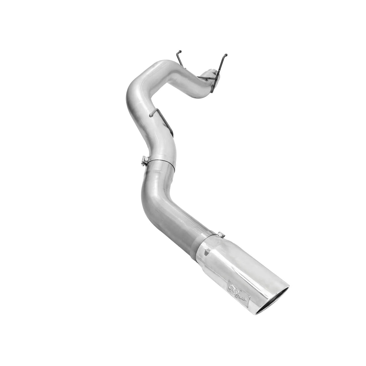 aFe Atlas 5in DPF-Back Aluminized Steel Exh Dodge RAM Diesel 13-14 6.7L (td) Mega Cab w/Polished Tip