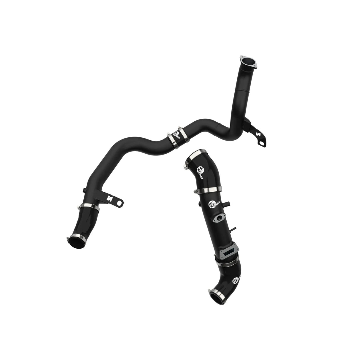 aFe 19-22 Hyundai Veloster N BladeRunner Aluminum Hot & Cold Charge Pipe Kit - Black