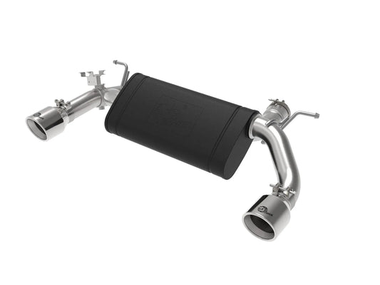aFe 3in to 2.5in 304 Stainless Steel Polished Axle-Back Exhaust | BMW M235i (14-16) (49-36348-P)