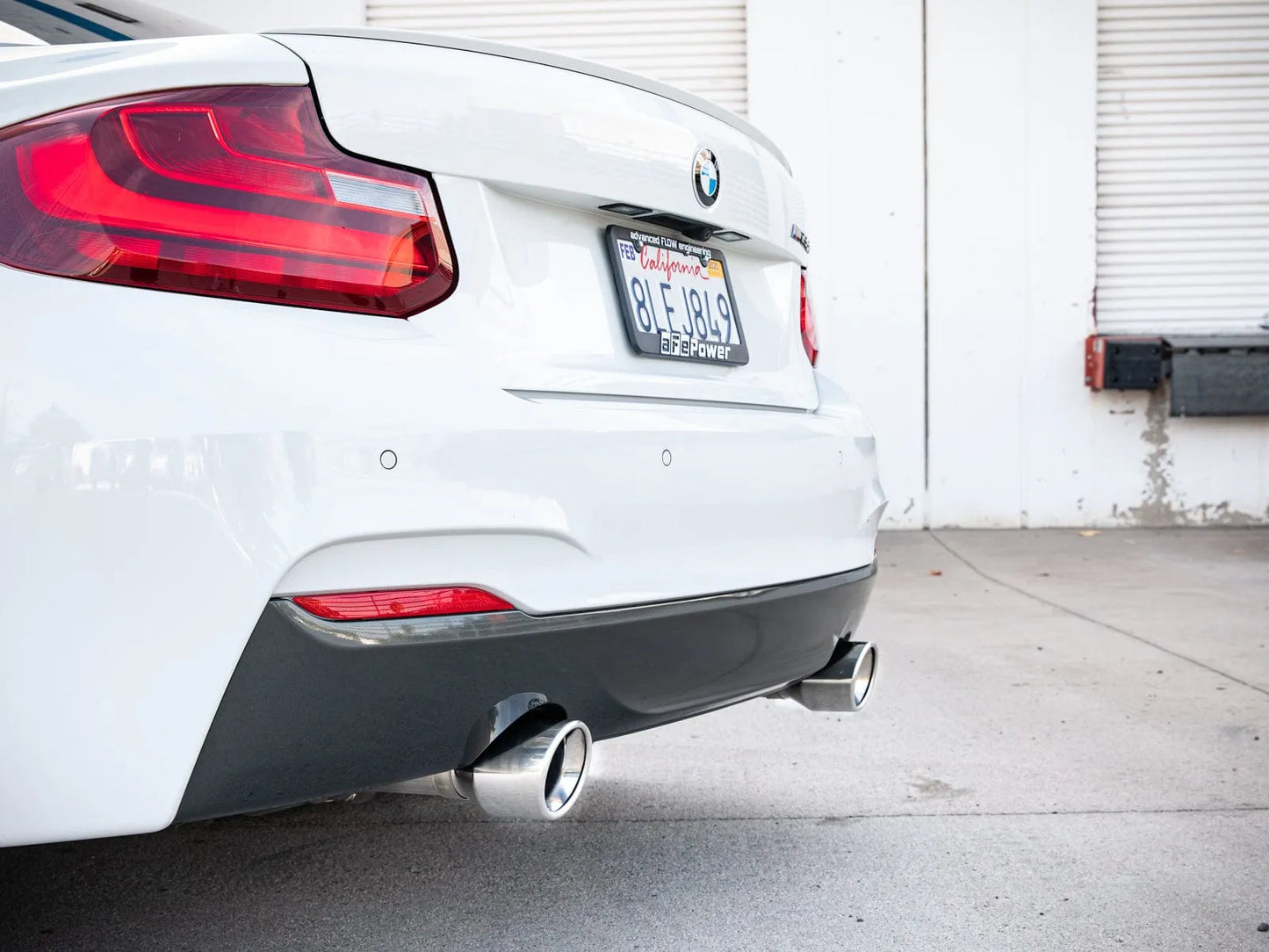 aFe 3in to 2.5in 304 Stainless Steel Polished Axle-Back Exhaust | BMW M235i (14-16) (49-36348-P)