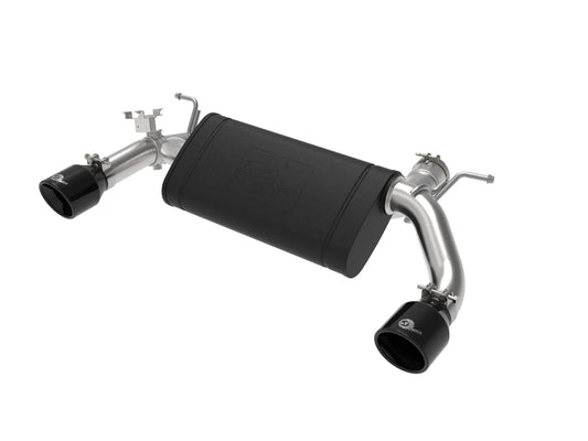 aFe 3in to 2.5in SS Axle-Back Exhaust w/ Black Tips | BMW M235i (14-16) (49-36348-B)
