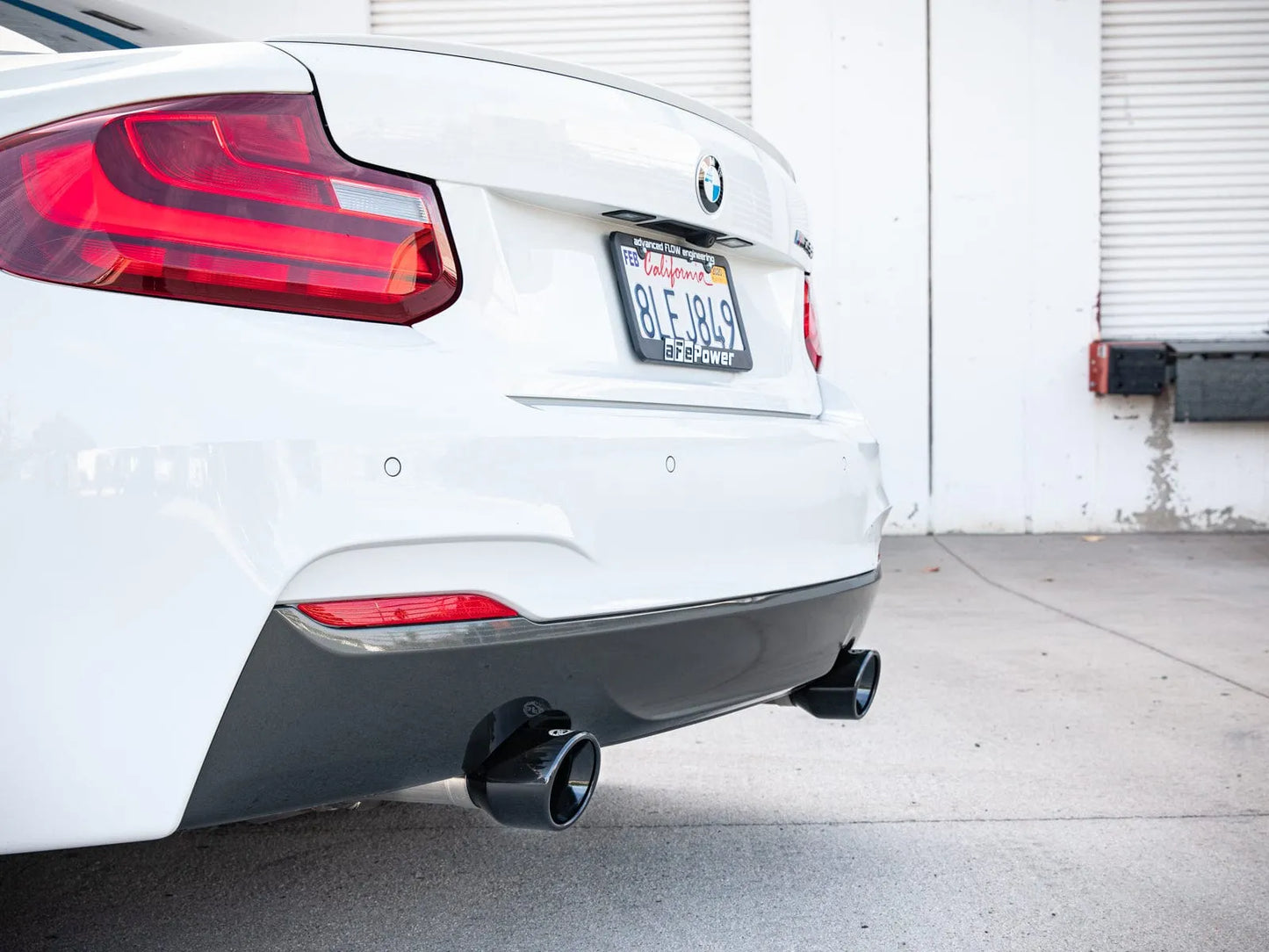 aFe 3in to 2.5in SS Axle-Back Exhaust w/ Black Tips | BMW M235i (14-16) (49-36348-B)
