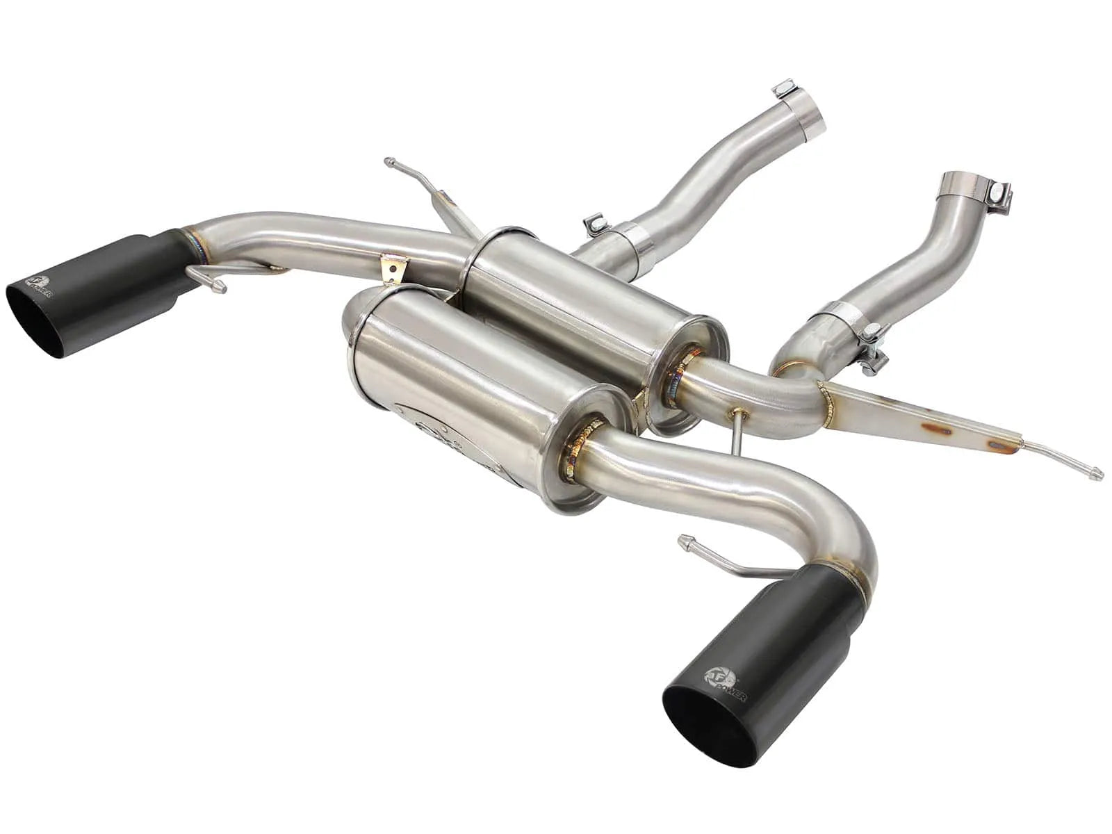 aFe 2.5in 304 SS Axle-Back Exhaust | BMW 335i 3.0L L6 (E90/92) (07-13) (49-36327-B)