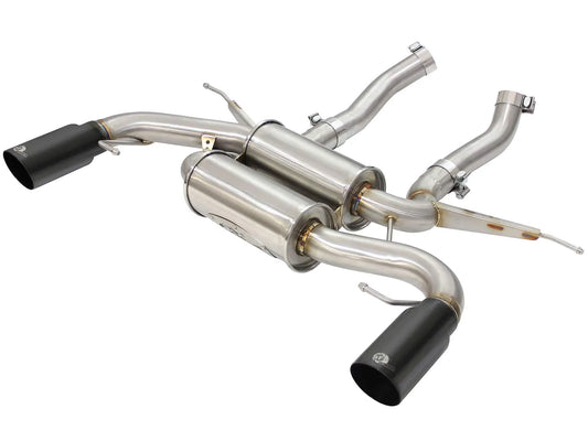 aFe 2.5in 304 SS Axle-Back Exhaust | BMW 335i 3.0L L6 (E90/92) (07-13) (49-36327-B)