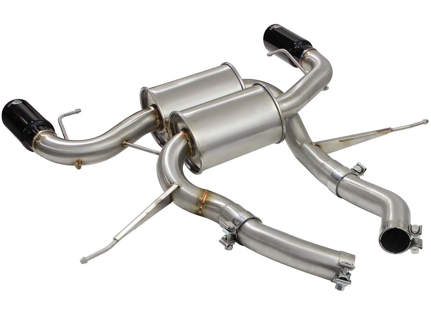 aFe 2.5in 304 SS Axle-Back Exhaust | BMW 335i 3.0L L6 (E90/92) (07-13) (49-36327-B)