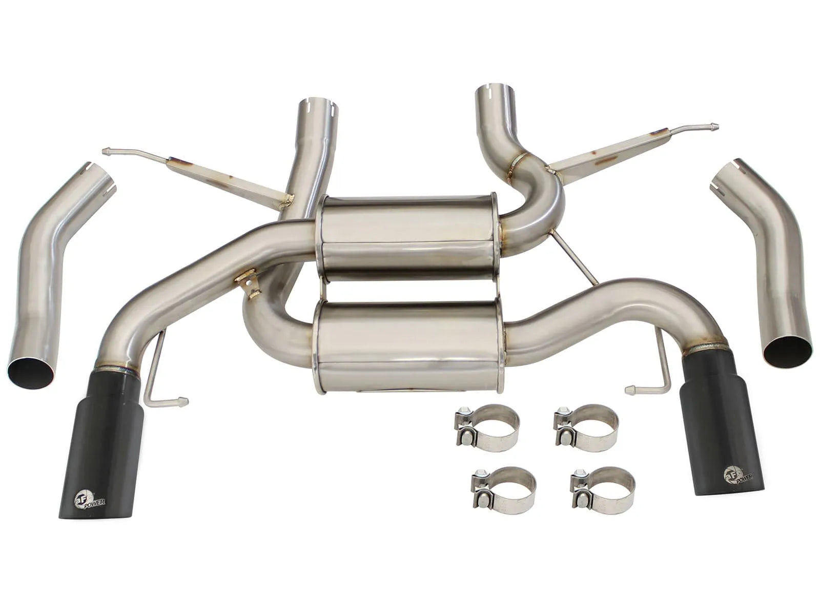 aFe 2.5in 304 SS Axle-Back Exhaust | BMW 335i 3.0L L6 (E90/92) (07-13) (49-36327-B)