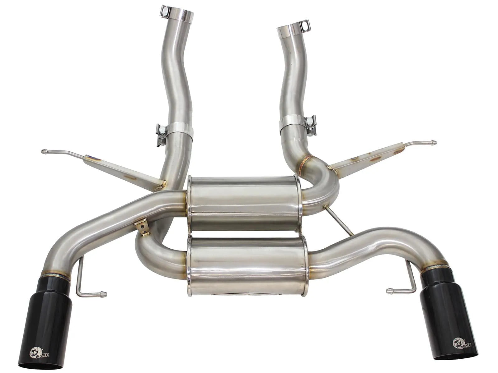 aFe 2.5in 304 SS Axle-Back Exhaust | BMW 335i 3.0L L6 (E90/92) (07-13) (49-36327-B)
