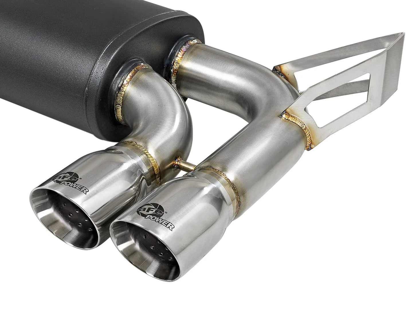 aFe 2.5in 304 Stainless Steel Cat-Back Exhaust w/ Polished Tips | BMW M3 (01-06) (49-36344-P)