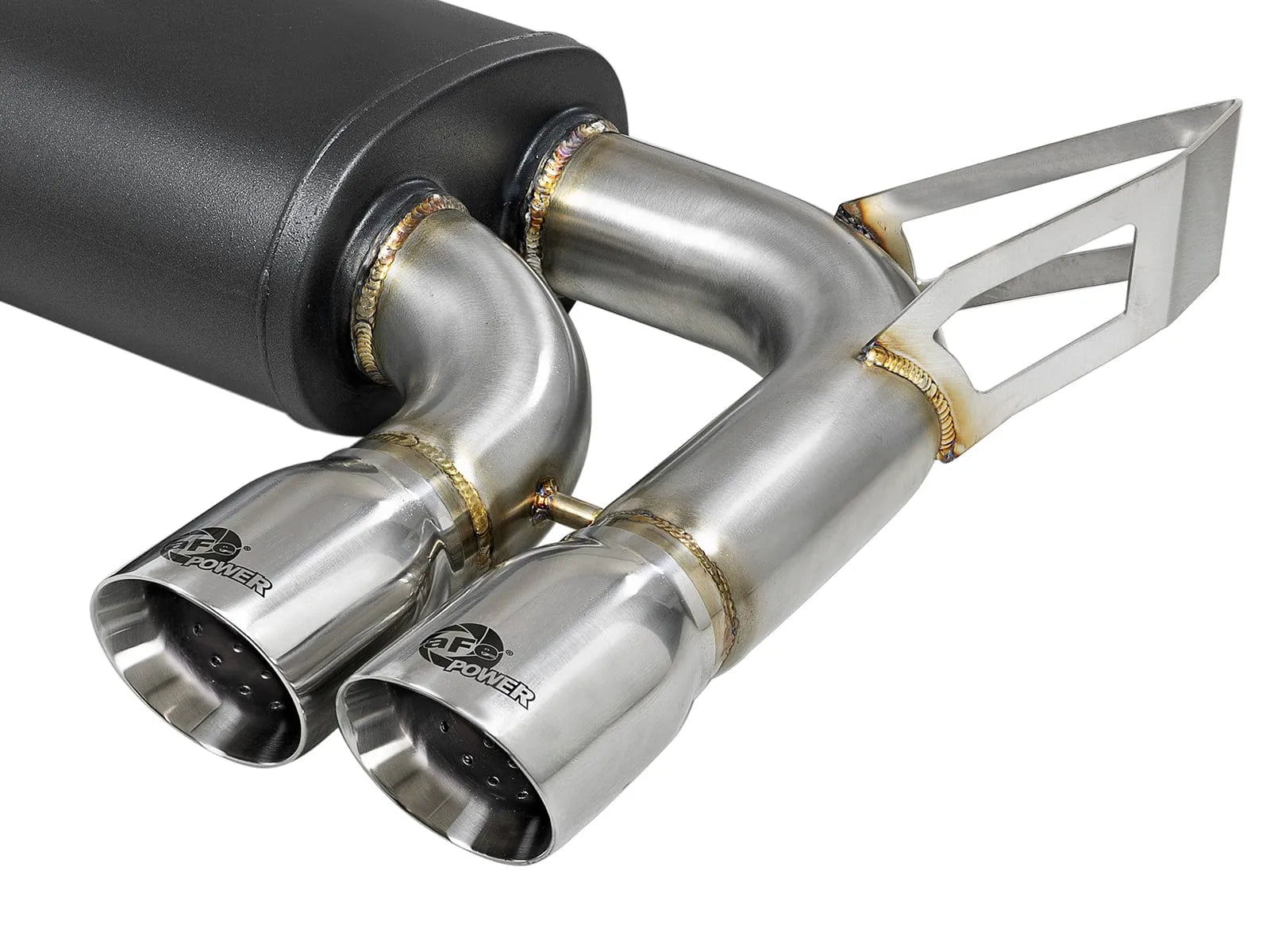 aFe 2.5in 304 Stainless Steel Cat-Back Exhaust w/ Polished Tips | BMW M3 (01-06) (49-36344-P)