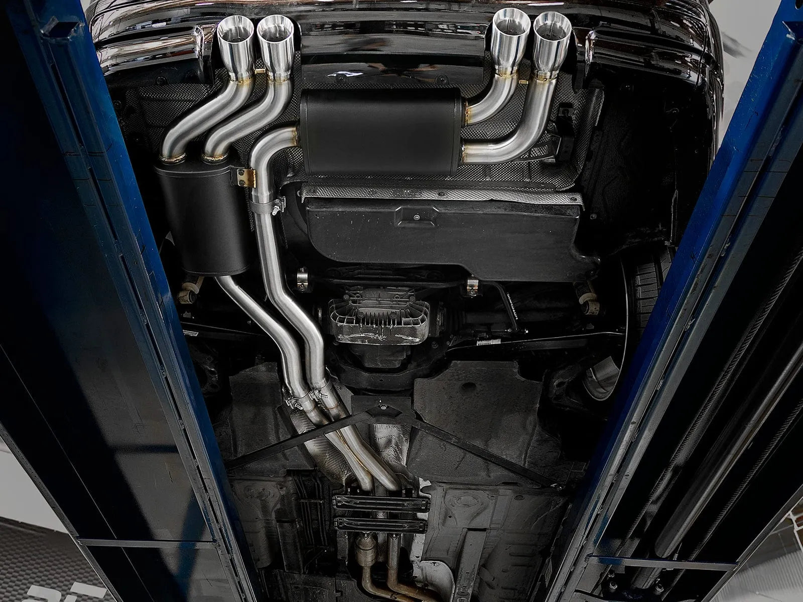 aFe 2.5in 304 Stainless Steel Cat-Back Exhaust w/ Polished Tips | BMW M3 (01-06) (49-36344-P)