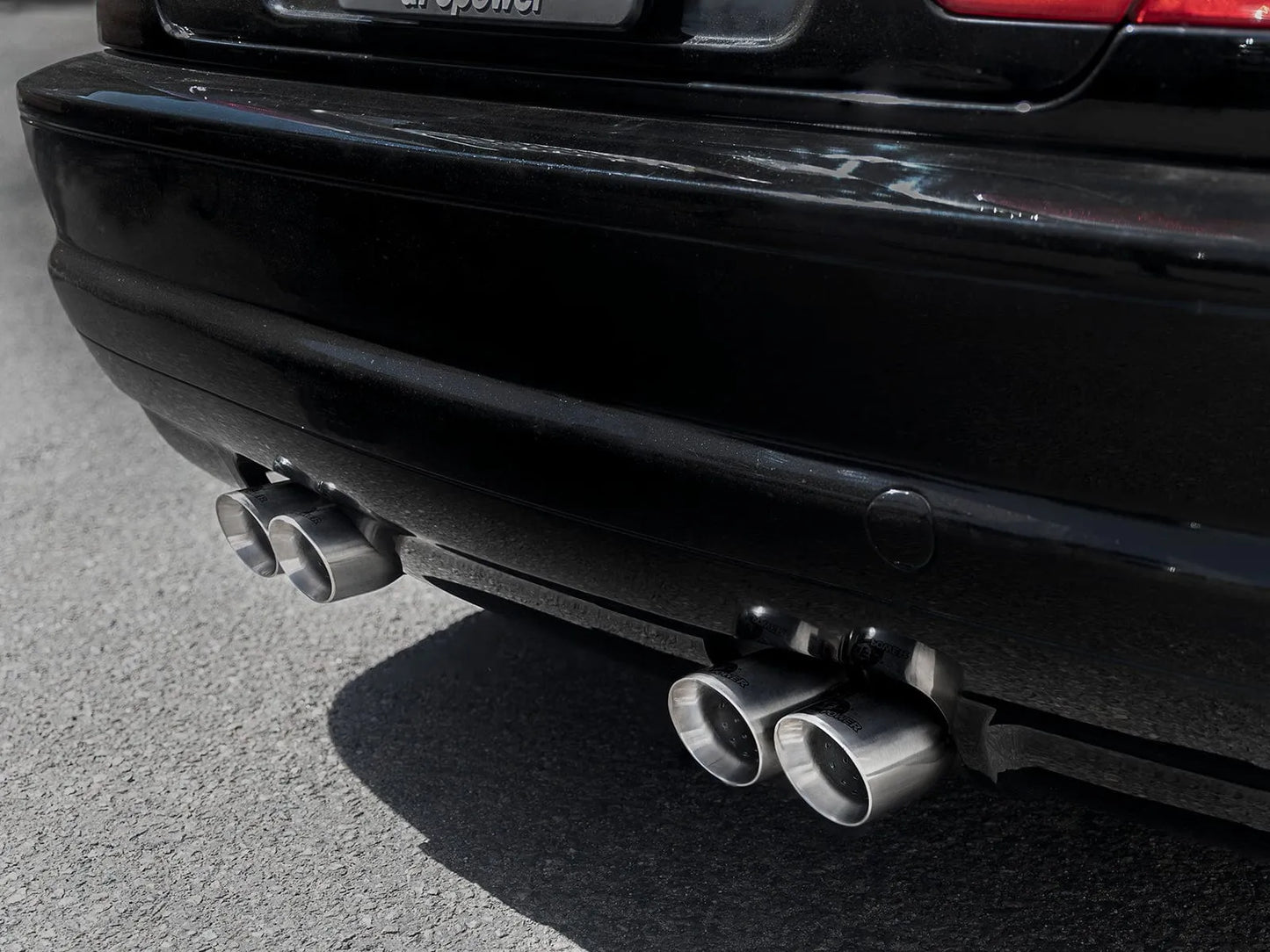 aFe 2.5in 304 Stainless Steel Cat-Back Exhaust w/ Polished Tips | BMW M3 (01-06) (49-36344-P)