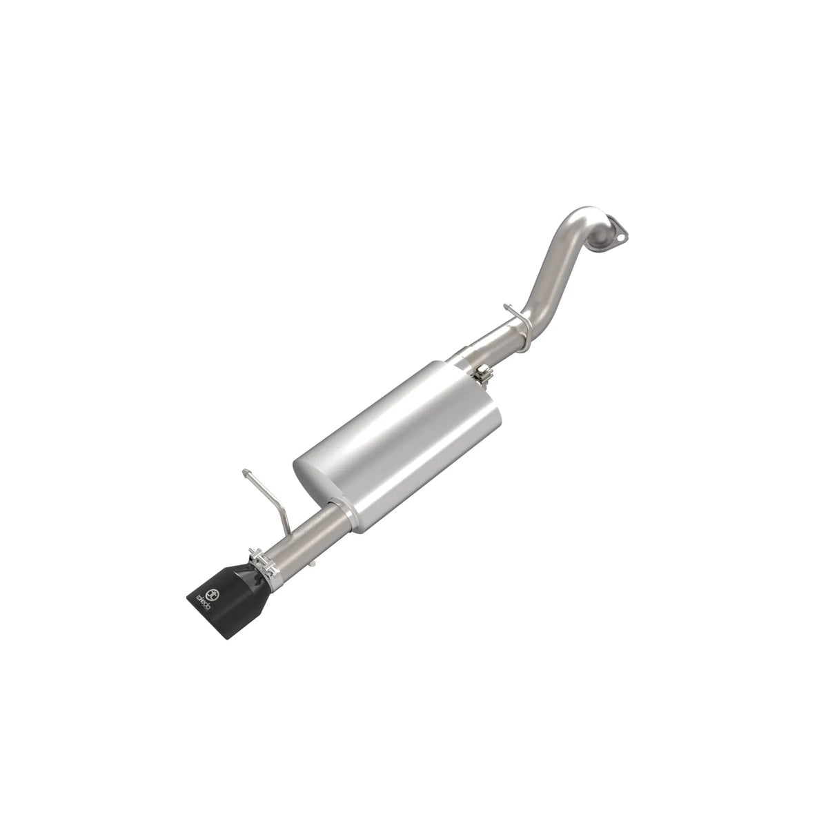 aFe 14-19 Toyota Corolla 1.8L Takeda 2.5in 304SS Axle-Back Exhaust w/ Black Tip