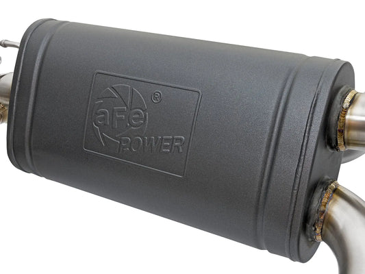 aFe 3in to 2.5in 304 Stainless Steel Axle-Back Exhaust w/ Polished Tip | BMW M2 (16-17) (49-36333-P)