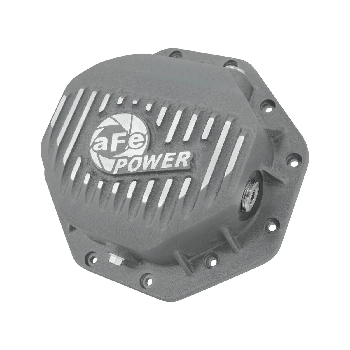 aFe Rear Differential Cover (Raw; Pro Series); Dodge/RAM 94-14 Corporate 9.25 (12-Bolt)