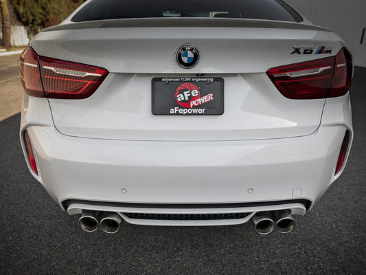 aFe 3.5in SS Cat-Back Exhaust | BMW X5 M V8 (15-18) (49-36342-P)
