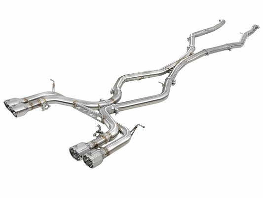 aFe 3.5in SS Cat-Back Exhaust | BMW X5 M V8 (15-18) (49-36342-P)
