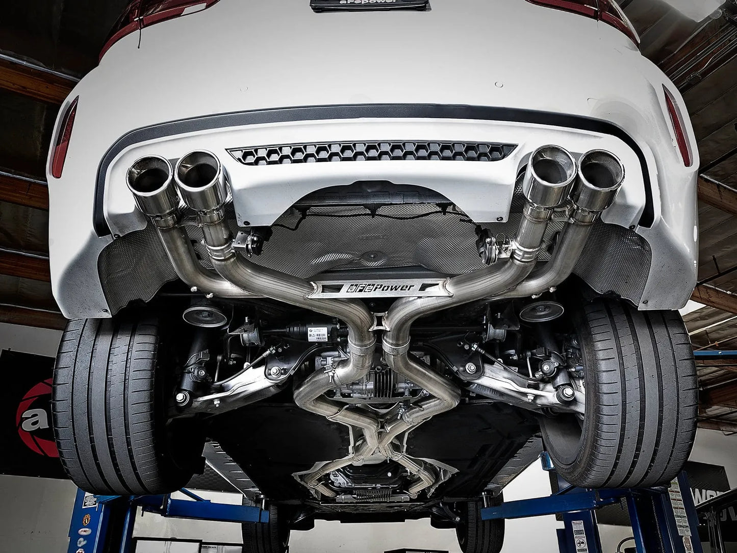 aFe 3.5in SS Cat-Back Exhaust | BMW X5 M V8 (15-18) (49-36342-P)