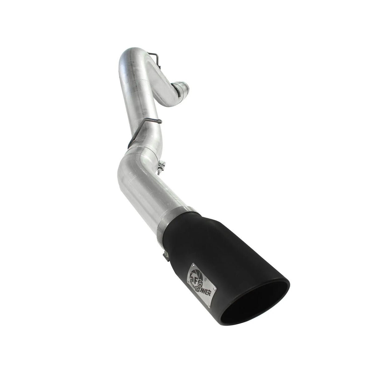 aFe Atlas Exhaust 5in DPF-Back Al Steel 11-13 GM Diesel Trucks V8-6.6L (td) LML (Blk Tip)