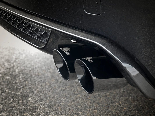 aFe 3.5in SS Cat-Back Exhaust w/ Black Tip | BMW X5 M (F85) V8-4.4L (15-18) (49-36341-B)