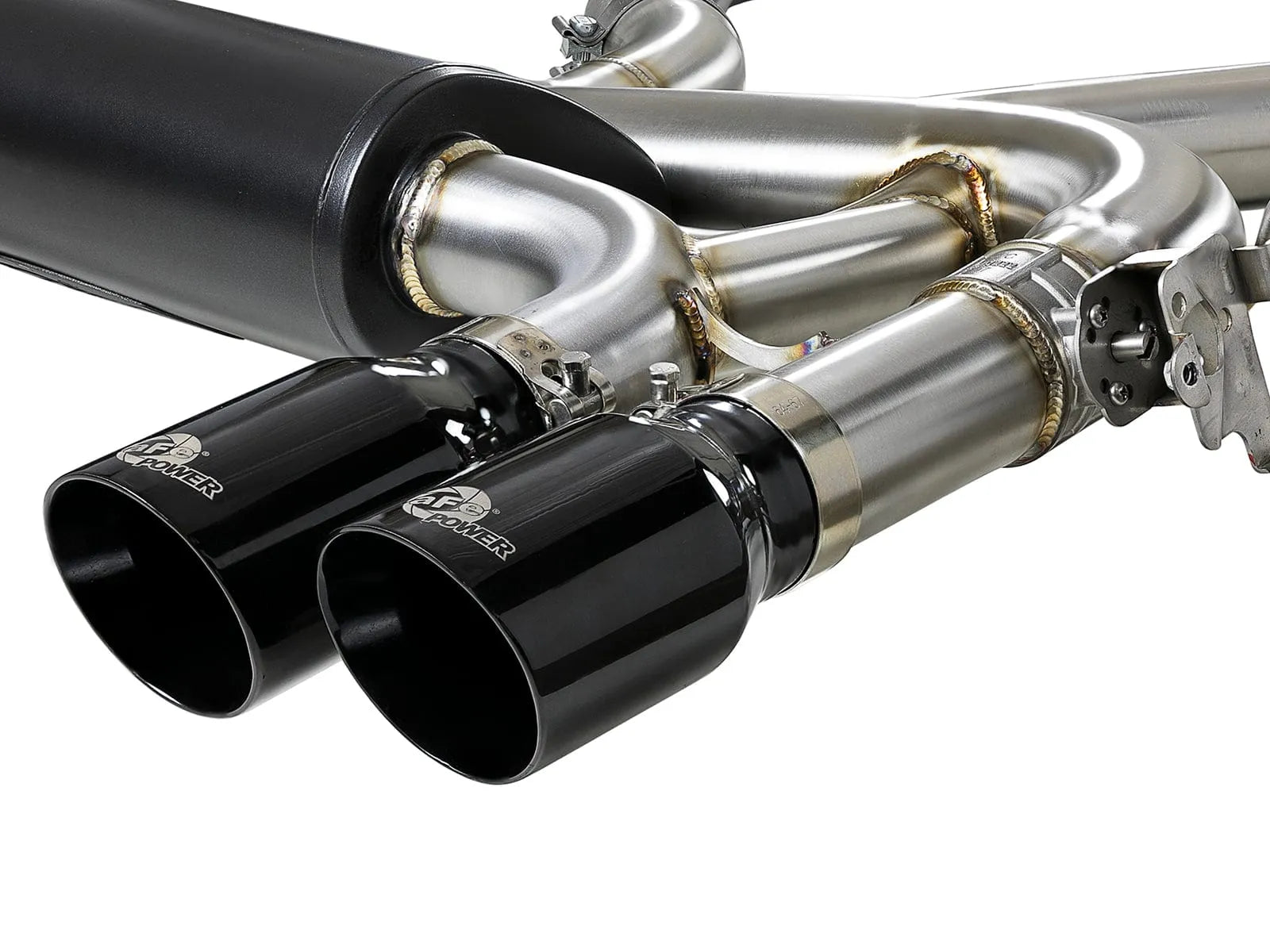 aFe 3.5in SS Cat-Back Exhaust w/ Black Tip | BMW X5 M (F85) V8-4.4L (15-18) (49-36341-B)