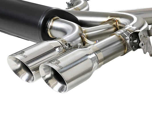 aFe MACH Force-XP 3.5in SS Cat-Back Exhaust | BMW X5 M/F86 X6 M (15-18) (49-36341-P)
