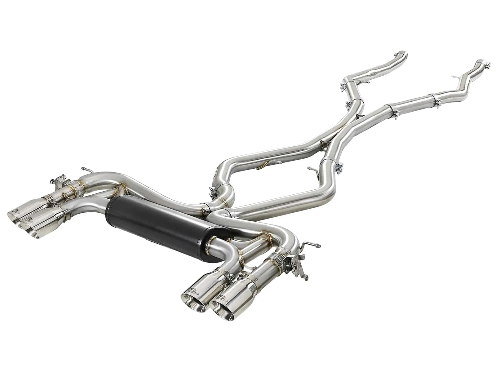 aFe MACH Force-XP 3.5in SS Cat-Back Exhaust | BMW X5 M/F86 X6 M (15-18) (49-36341-P)