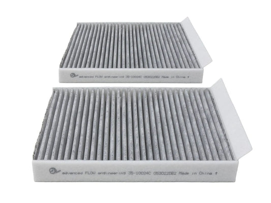 aFe Carbon Cabin Air Filter Pair | BMW 5 Series / 6 Series / 7 Series (09-19) (35-10024C-MB)