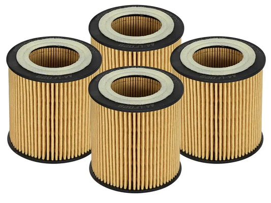 aFe Pro GUARD D2 Oil Filter 4 Pack | BMW Gas Cars L6-3.0T N54/55 (06-19) (44-LF029-MB)